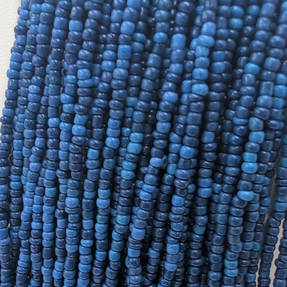 Chico's Elegant Blue Layered Necklace - Picture 3 of 7